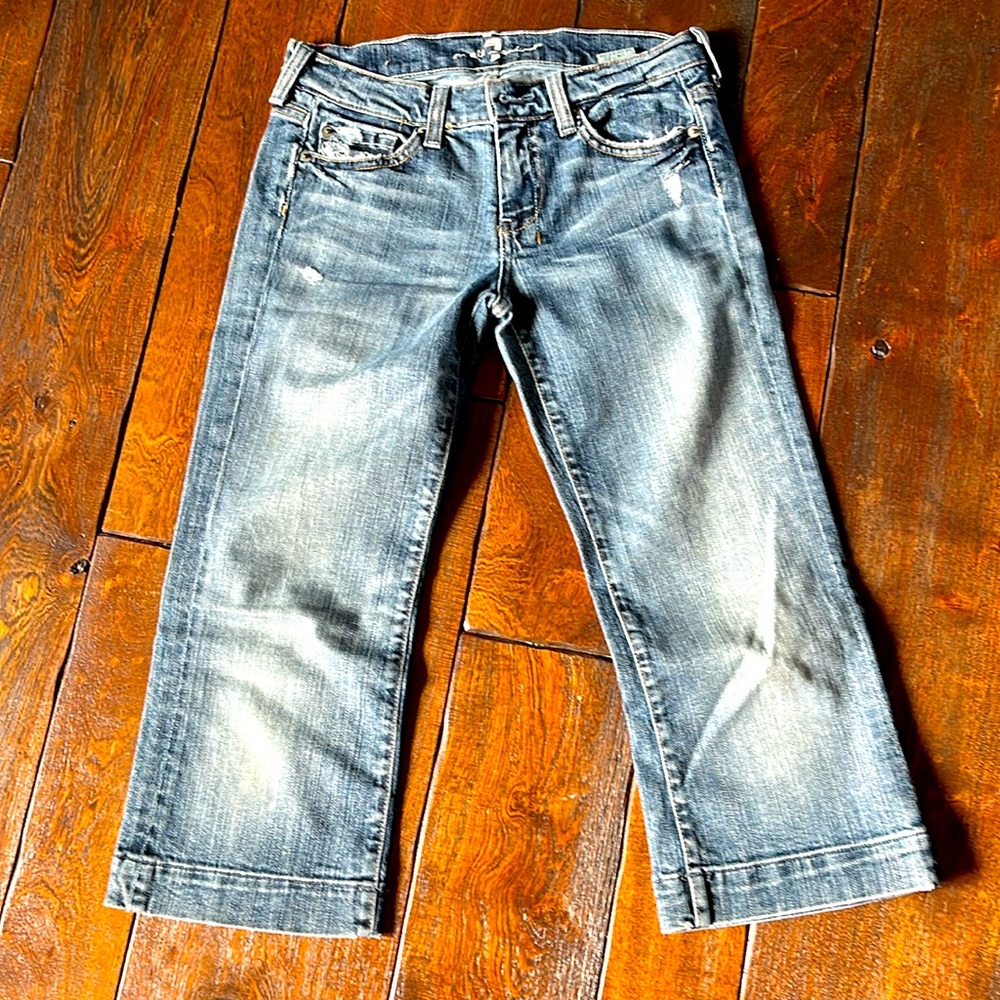 For all man kind crop jeans